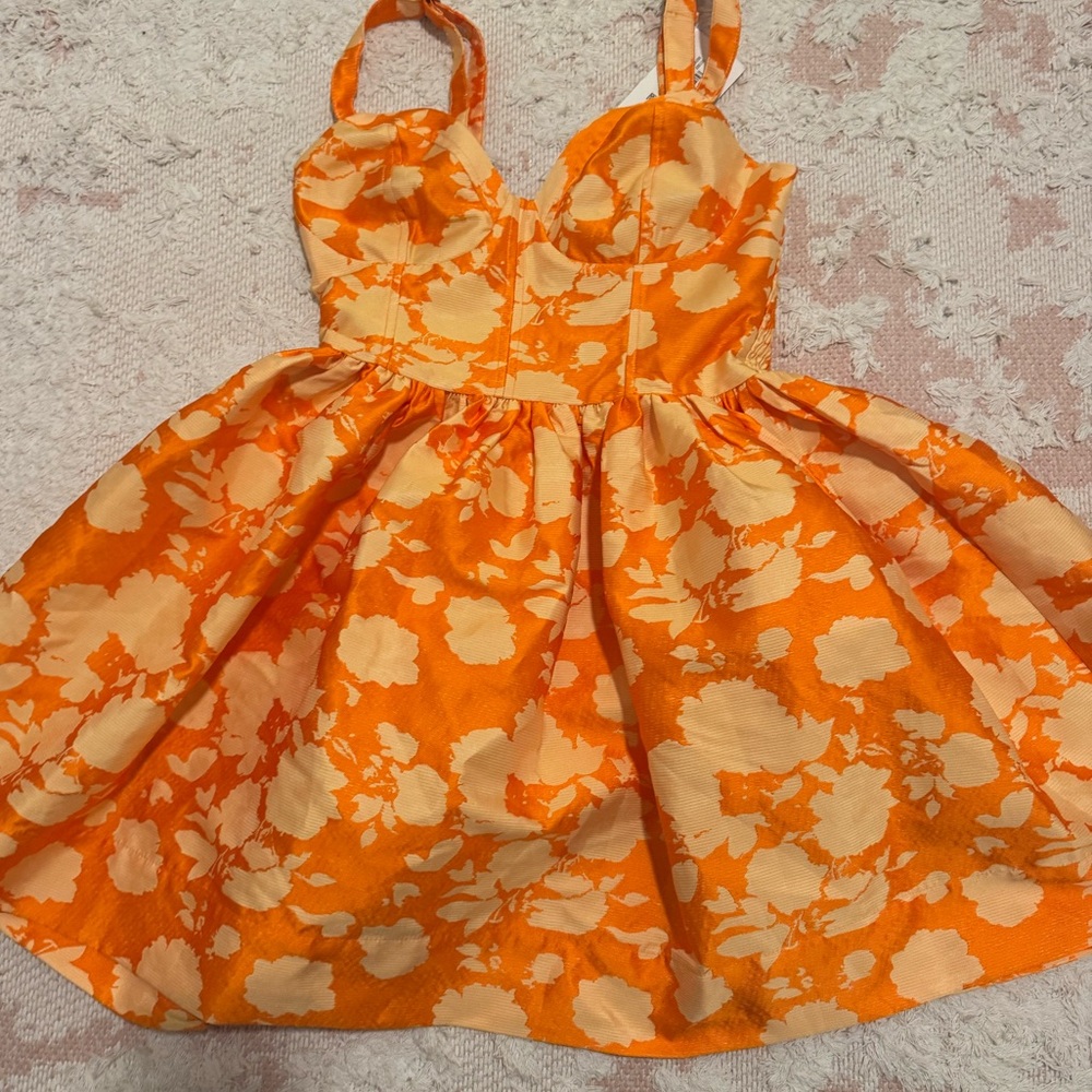 Orange Pants Store Dress